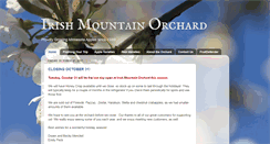 Desktop Screenshot of irishmountainorchard.com